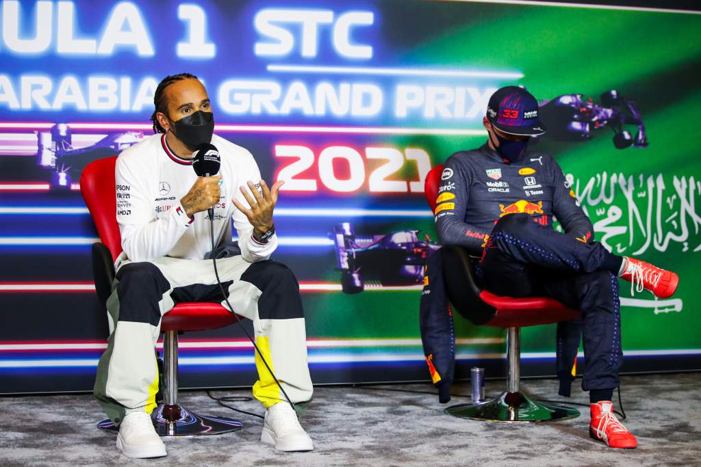 Lewis Hamilton Mercedes Max Verstappen Red Bull F1