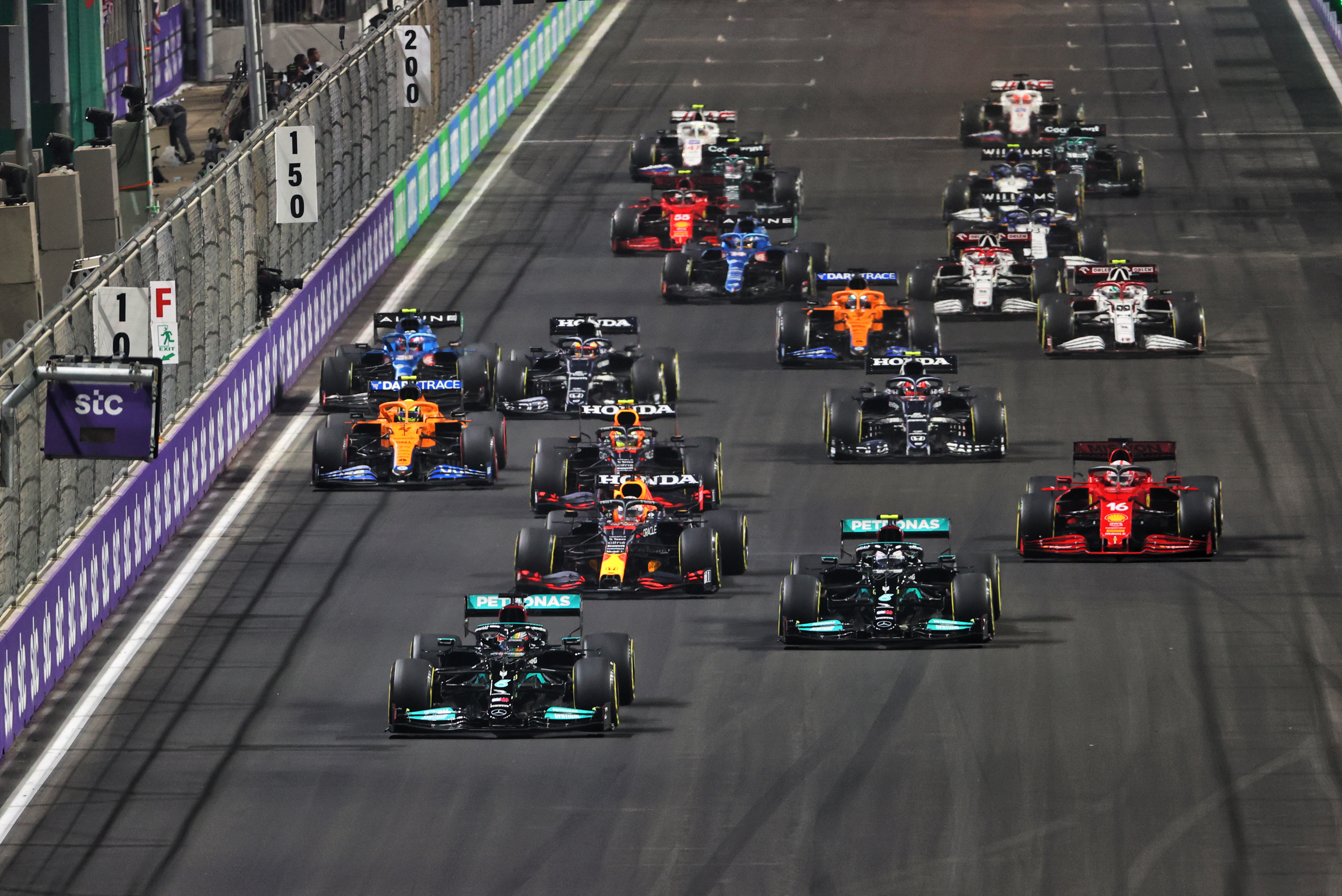 Motor Racing Formula One World Championship Saudi Arabian Grand Prix Race Day Jeddah, Saudi Arabia