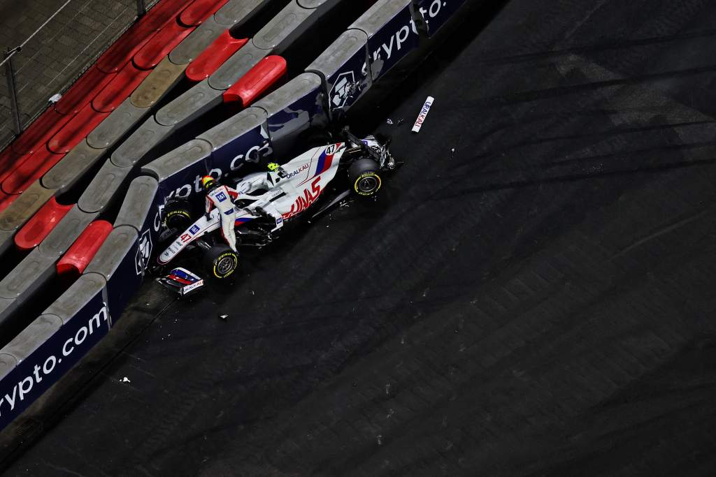 Mick Schumacher Haas F1 Saudi Arabian GP crash