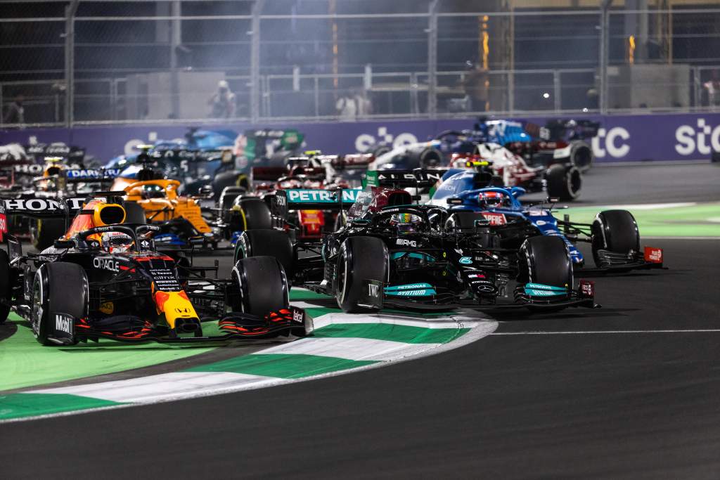 Max Verstappen Red Bull Lewis Hamilton Mercedes F1 Saudi Arabian GP