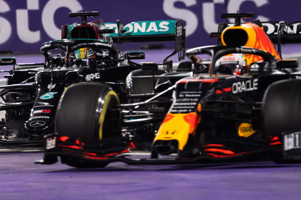 Lewis Hamilton Mercedes Max Verstappen Red Bull F1 