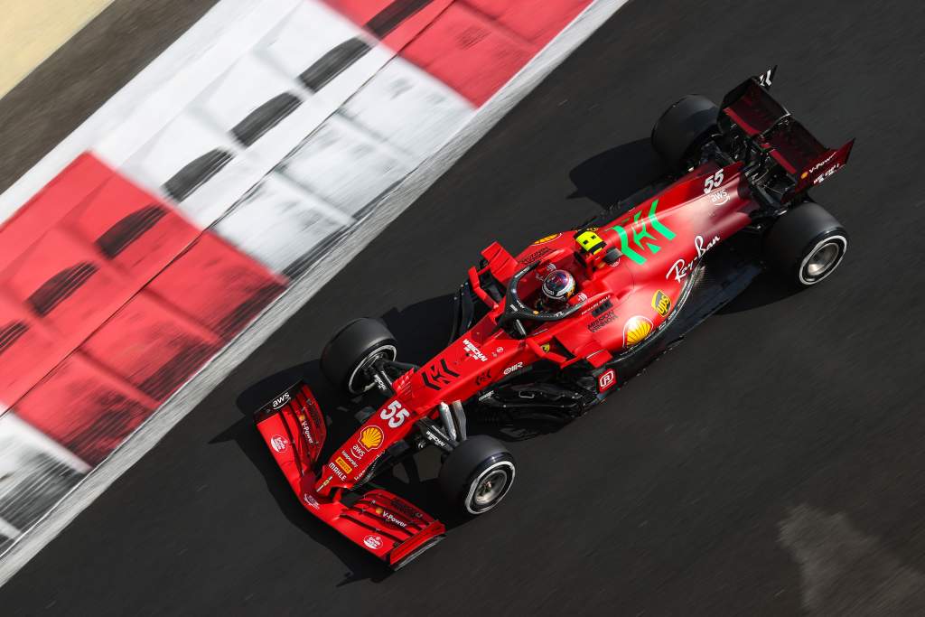 Carlos Sainz Ferrari F1 2021 Abu Dhabi GP