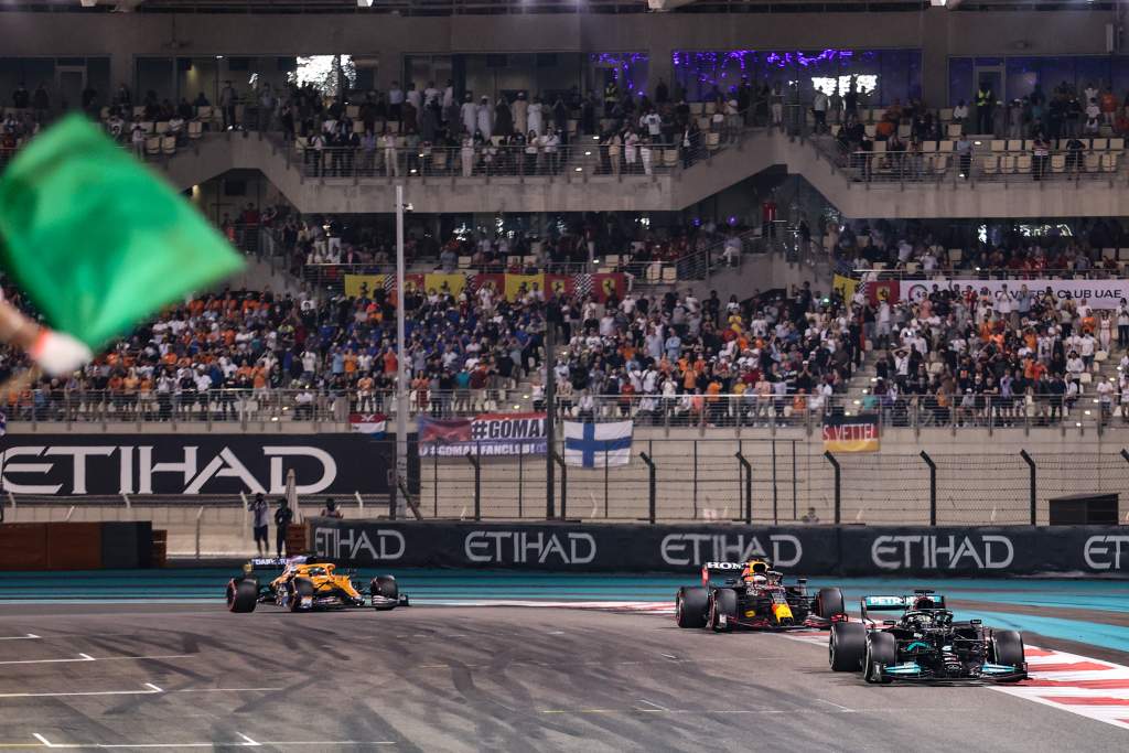 Abu Dhabi GP F1 restart 