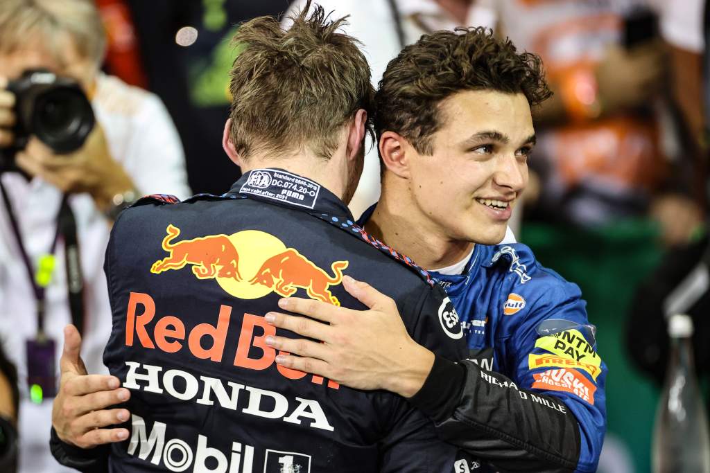 Max Verstappen Red Bull Lando Norris McLaren F1