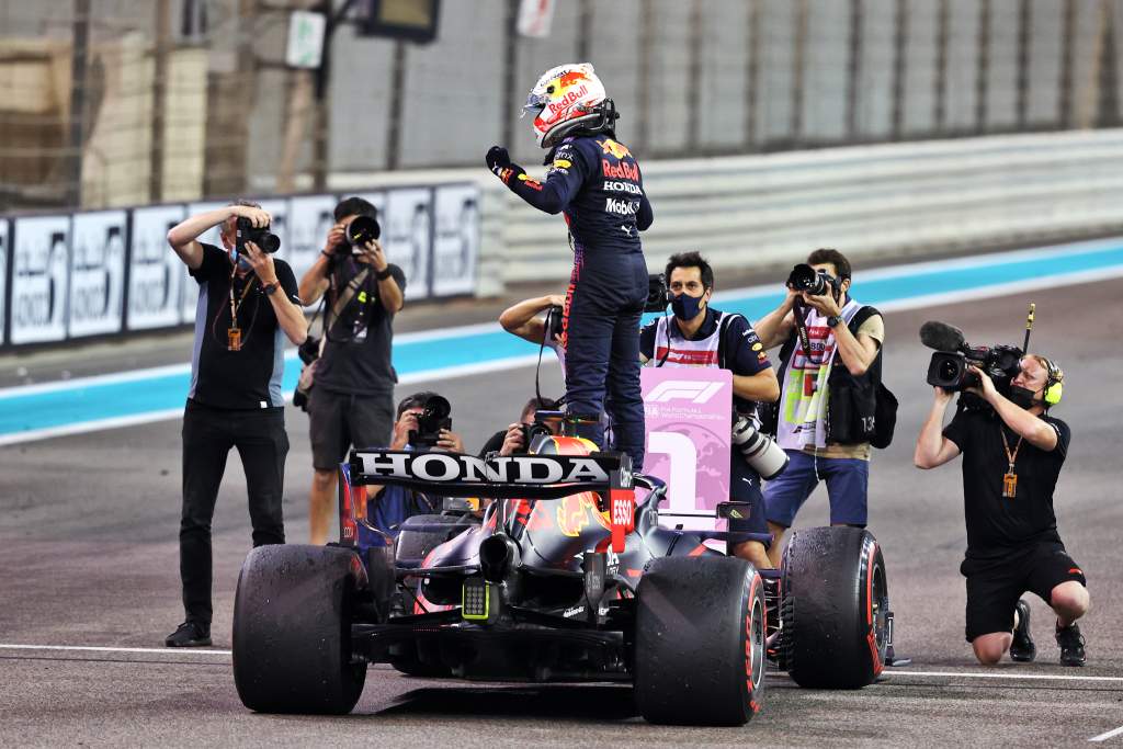 Max Verstappen Red Bull F1 Abu Dhabi