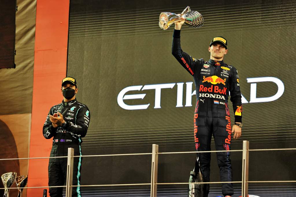 Abu Dhabi Lewis Hamilton Mercedes Max Verstappen Red Bull