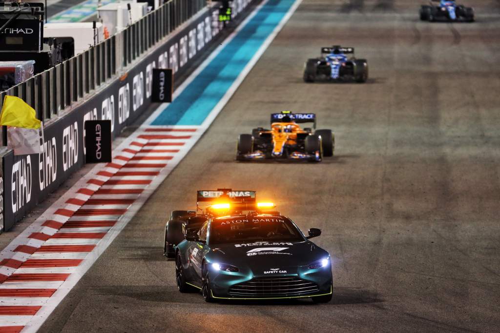 F1 safety car Abu Dhabi GP