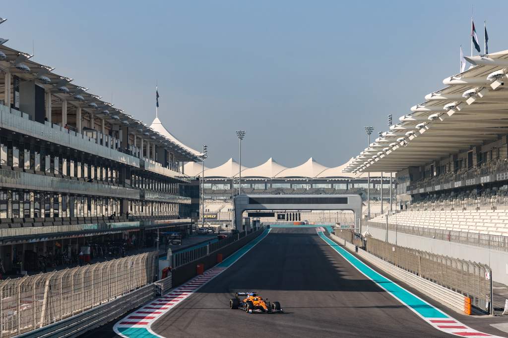 Patricio O'Ward McLaren F1 Abu Dhabi