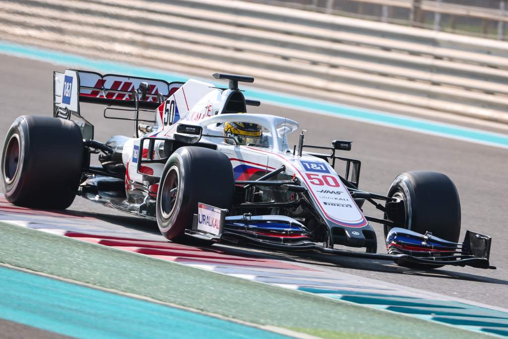 Haas’s Shwartzman ends F1’s Abu Dhabi test fastest