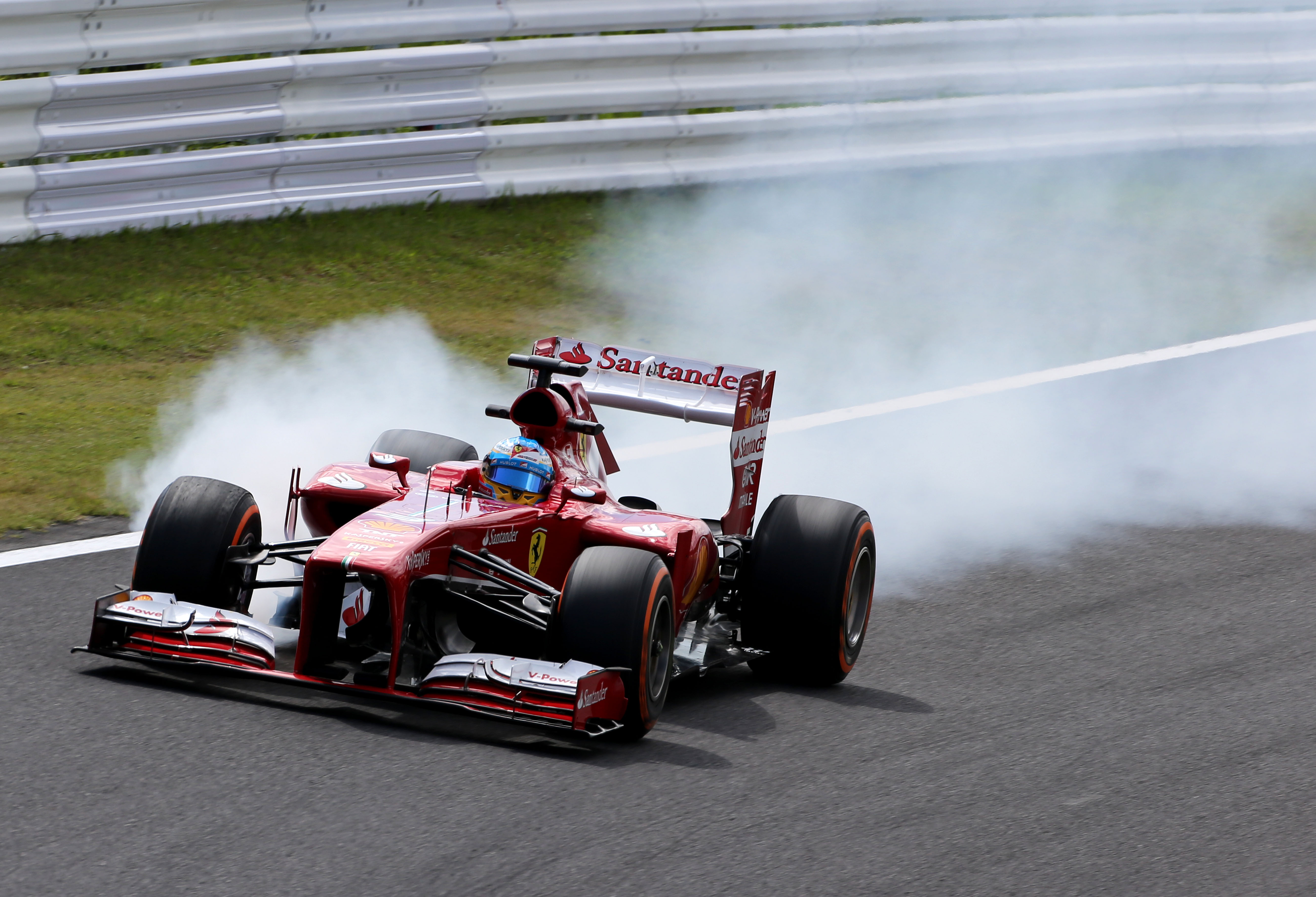 Motor Racing Formula One World Championship Japanese Grand Prix Practice Day Suzuka, Japan
