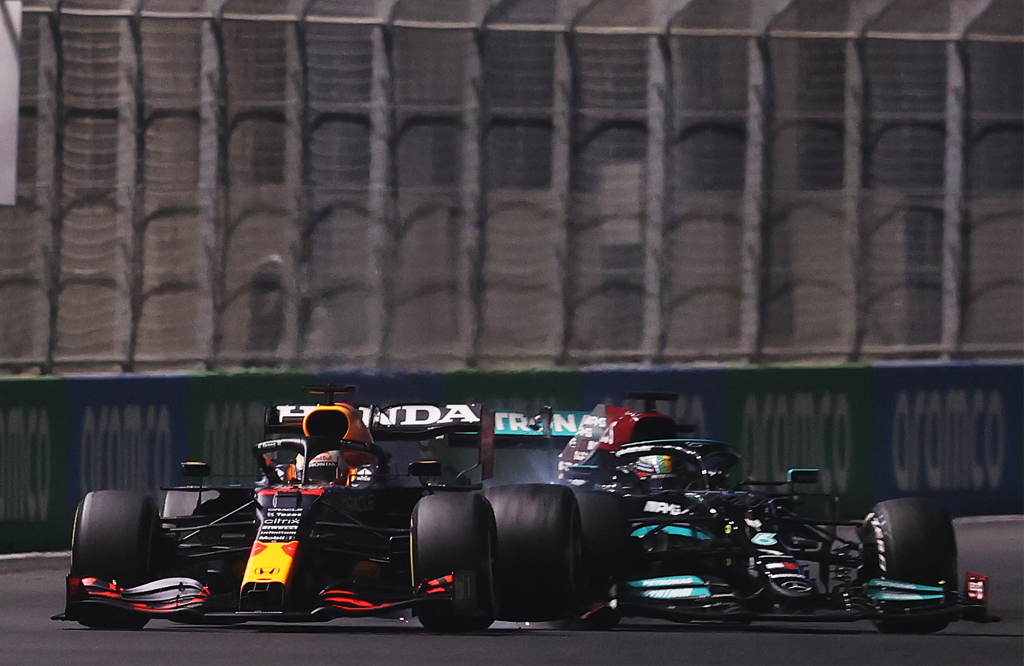 Max Verstappen and Lewis Hamilton, F1