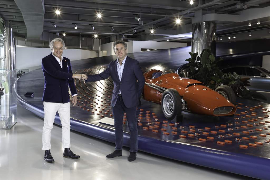 02 Maserati Back To Racing Davide Grasso Ceo Maserati And Alejandro Agag Founder Chairman Formula E At Modena Plant