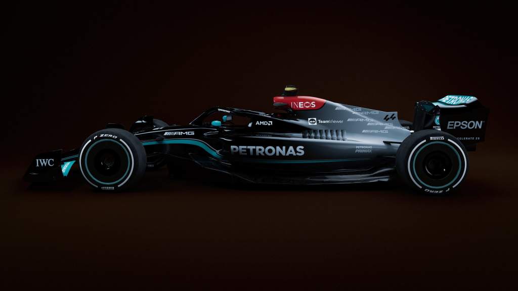 2022 Mercedes F1 mock up