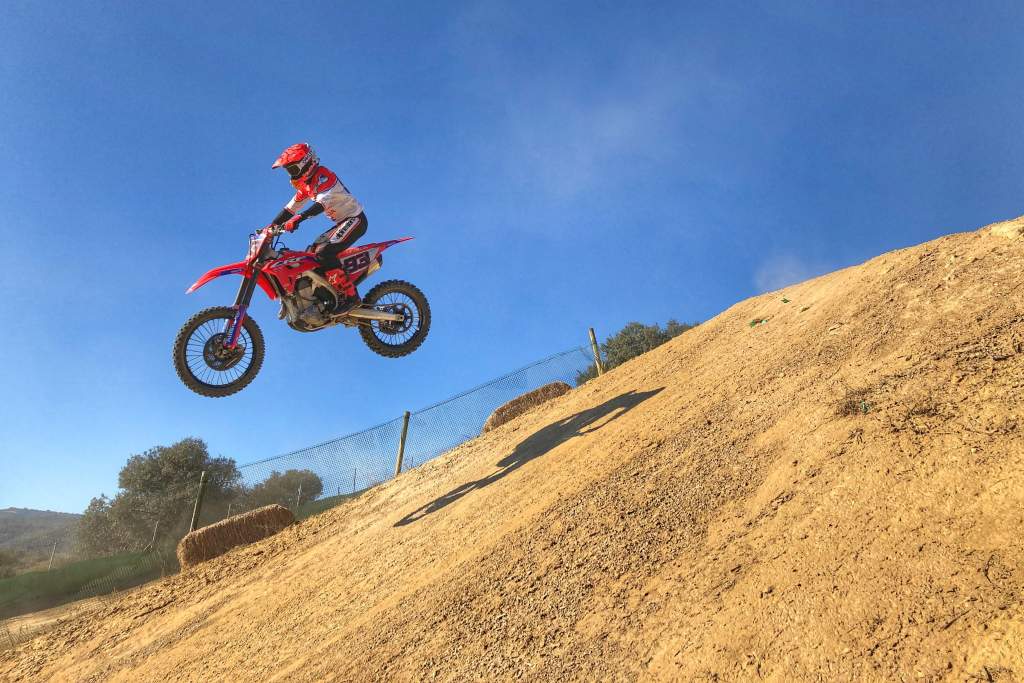 Marc Marquez training motocross