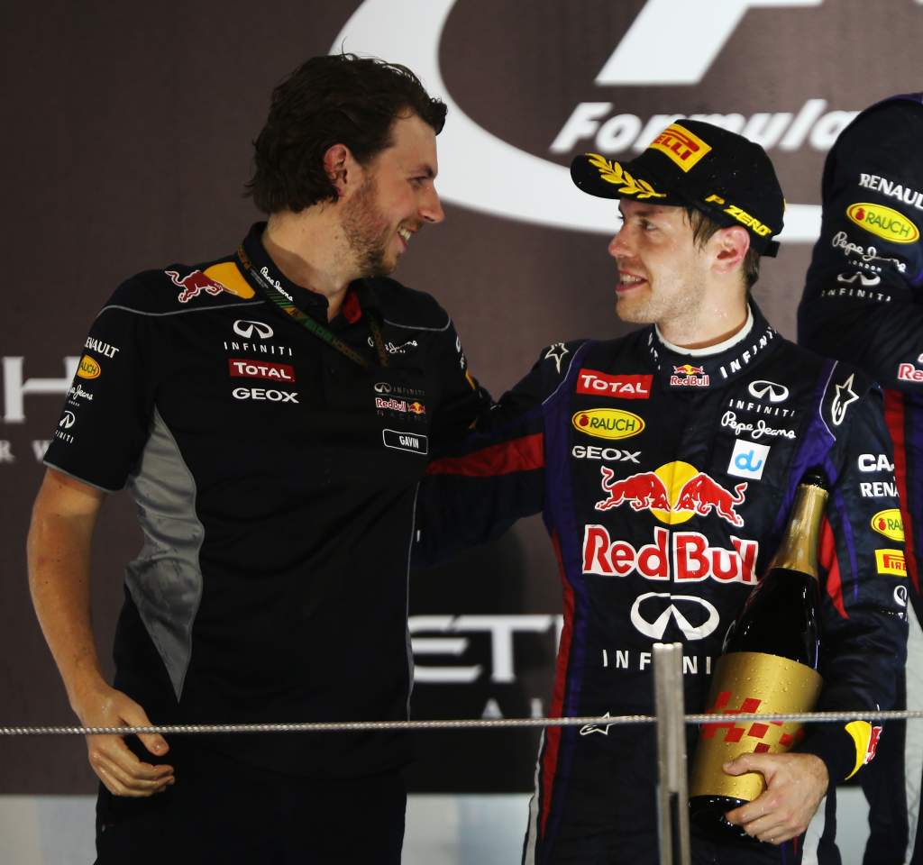 Gavin Ward Sebastian Vettel Red Bull F1