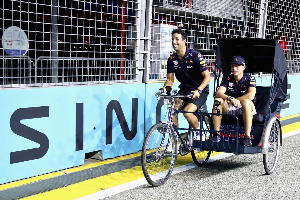 Max Verstappen Daniel Ricciardo Red Bull F1