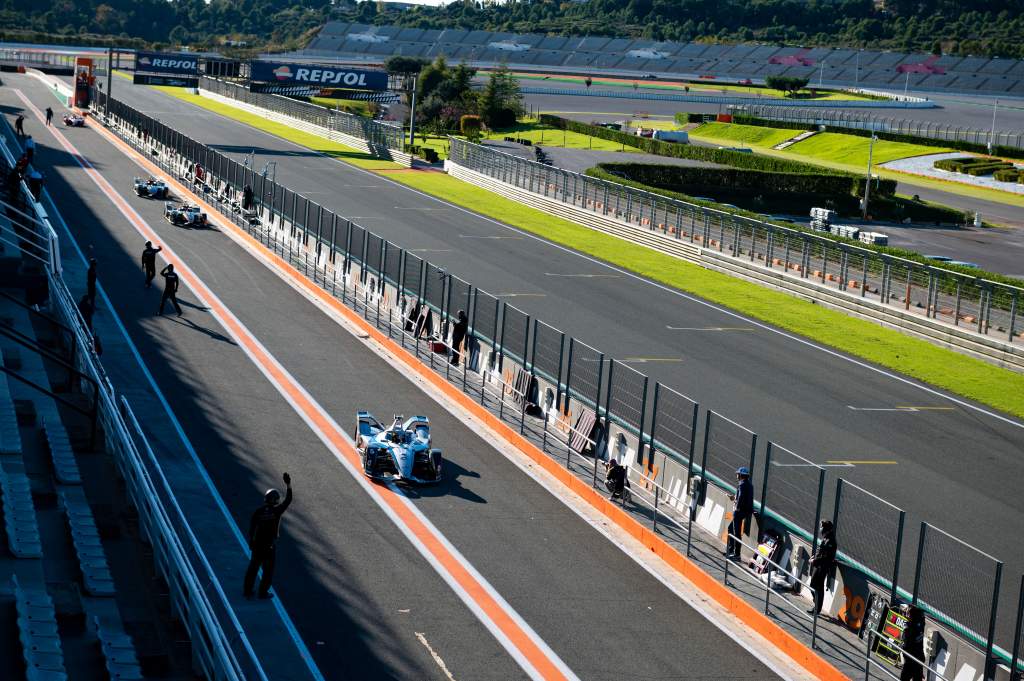 Formula E Preseason Testing pitlane