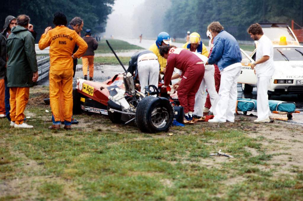 Didier Pironi Hockenheim F1 crash