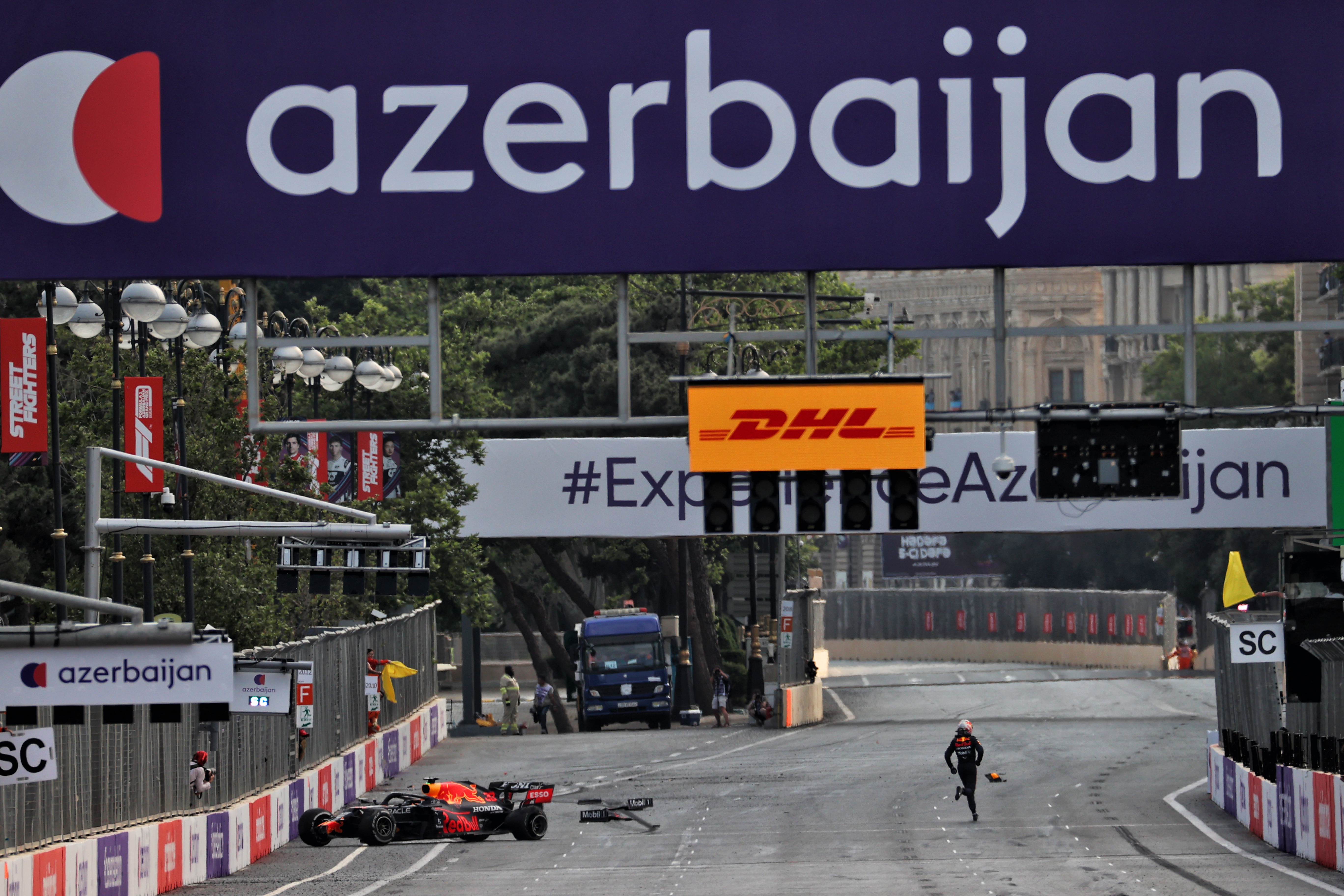 Motor Racing Formula One World Championship Azerbaijan Grand Prix Race Day Baku, Azerbaijan