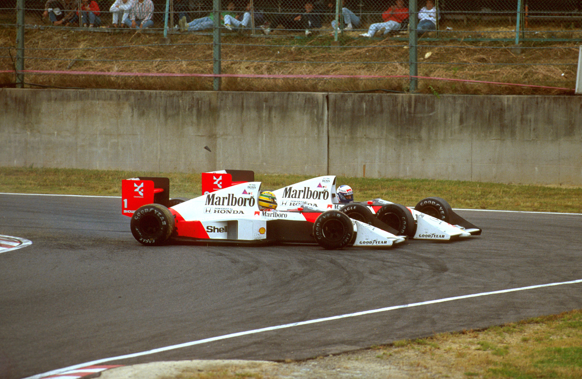 Ayrton Senna Alain Prost McLaren F1