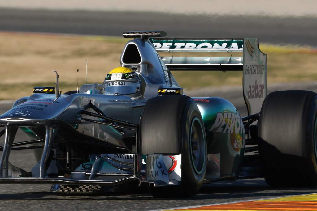 Mercedes DRS Nico Rosberg 2011 F1