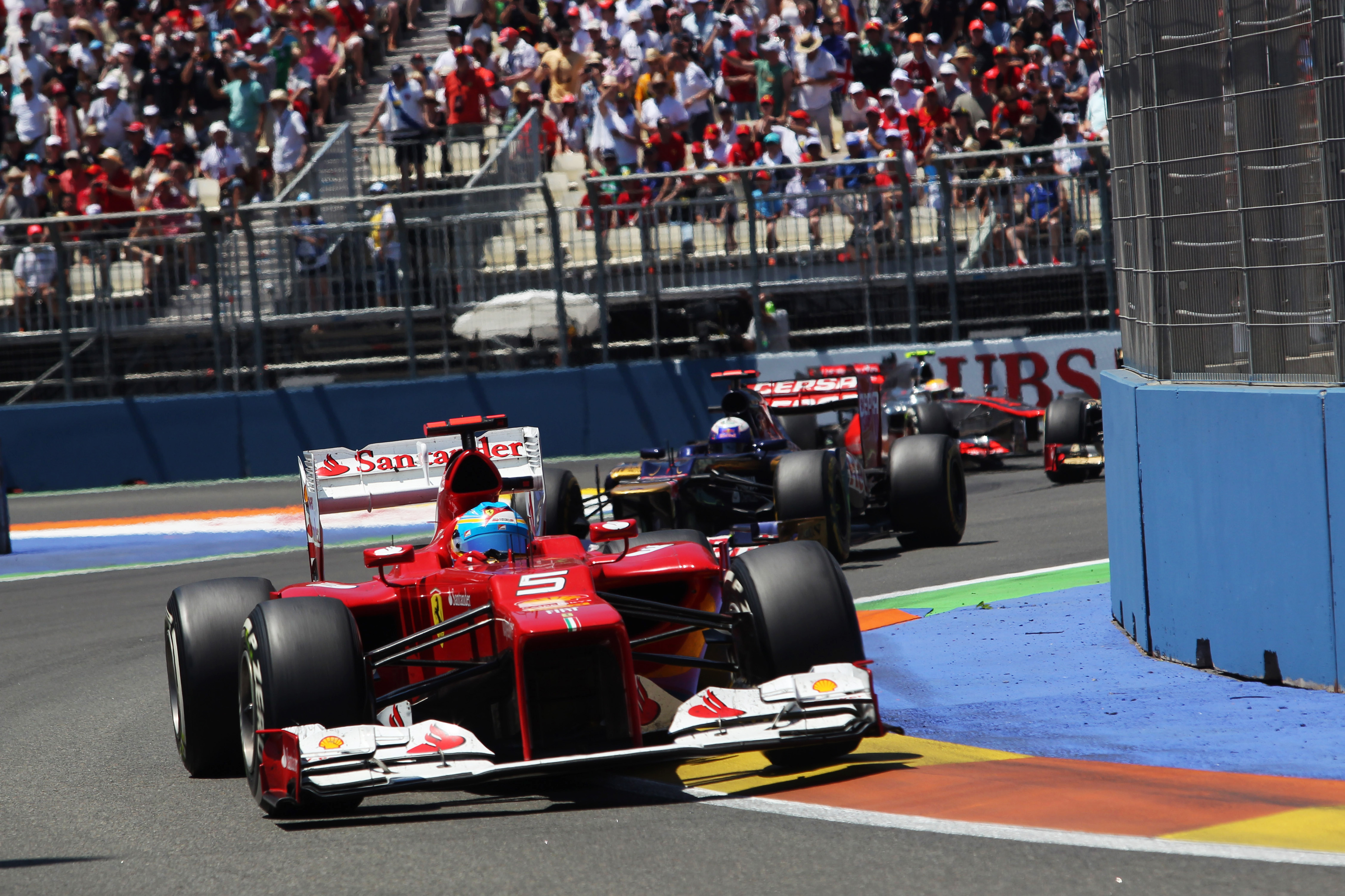 Motor Racing Formula One World Championship European Grand Prix Race Day Valencia, Spain