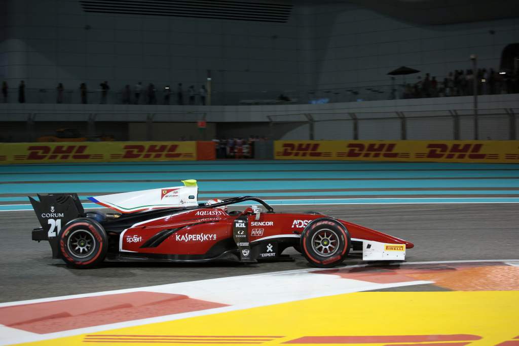 Motor Racing Fia Formula 2 Championship Saturday Yas Marina Circuit, Abu Dhabi