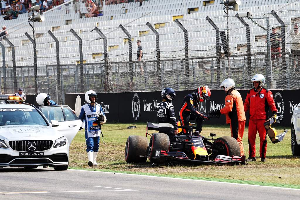 Motor Racing Formula One World Championship German Grand Prix Practice Day Hockenheim, Germany