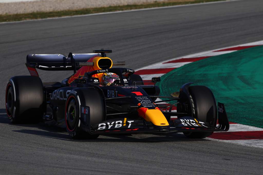 Red Bull RB18 Barcelona F1 Max Verstappen