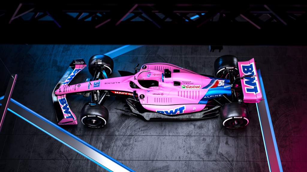 2022 Bwt Alpine F1 Team launches pink A522 single-seater