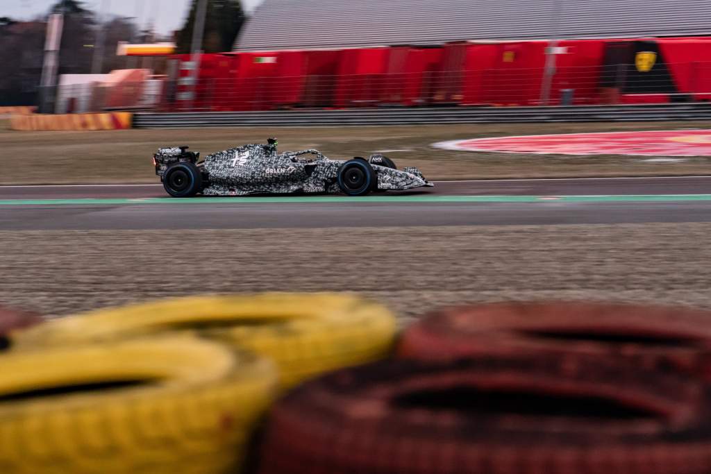 Alfa Romeo F1 shakedown Fiorano