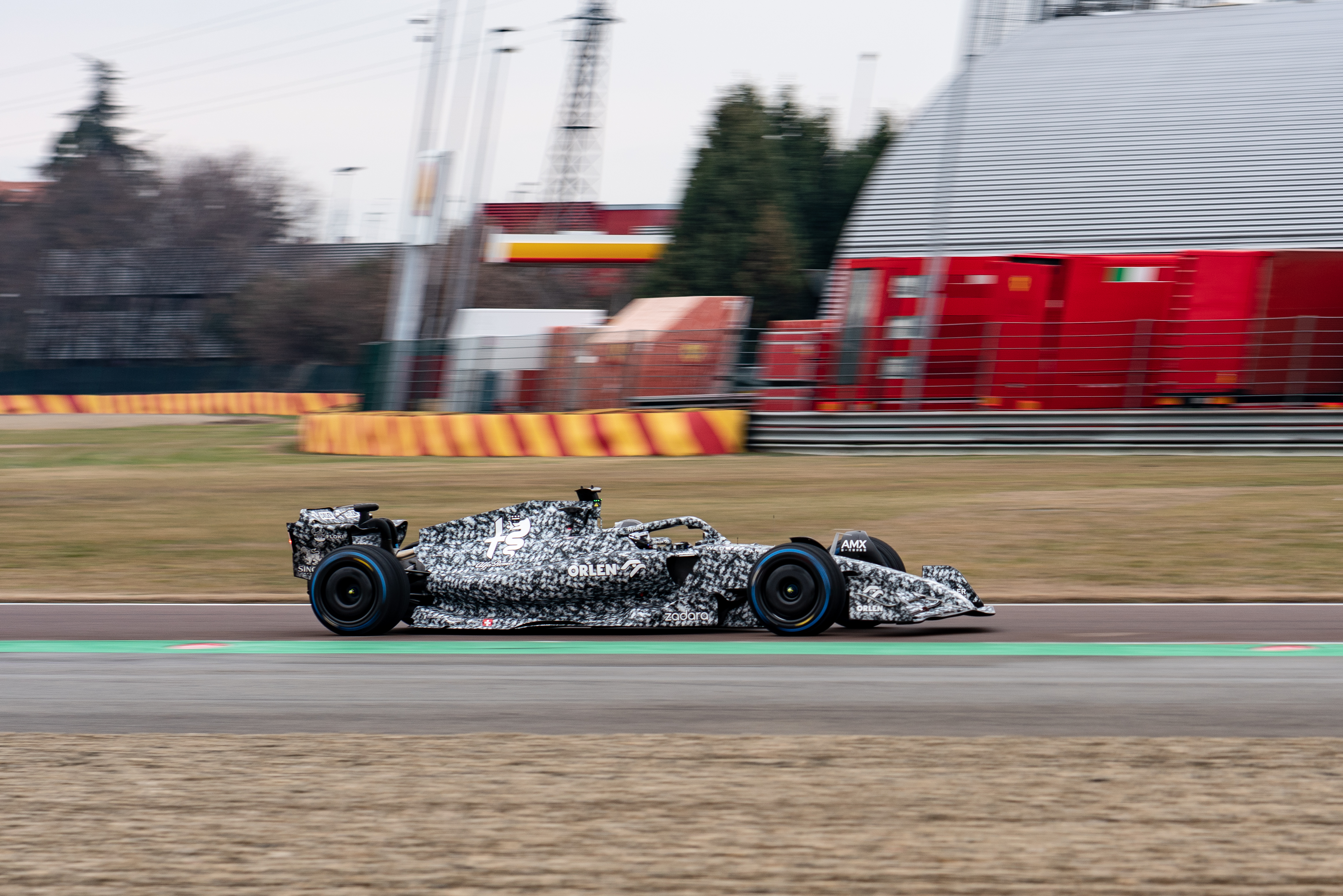 Alfa Romeo C42 shakedown F1