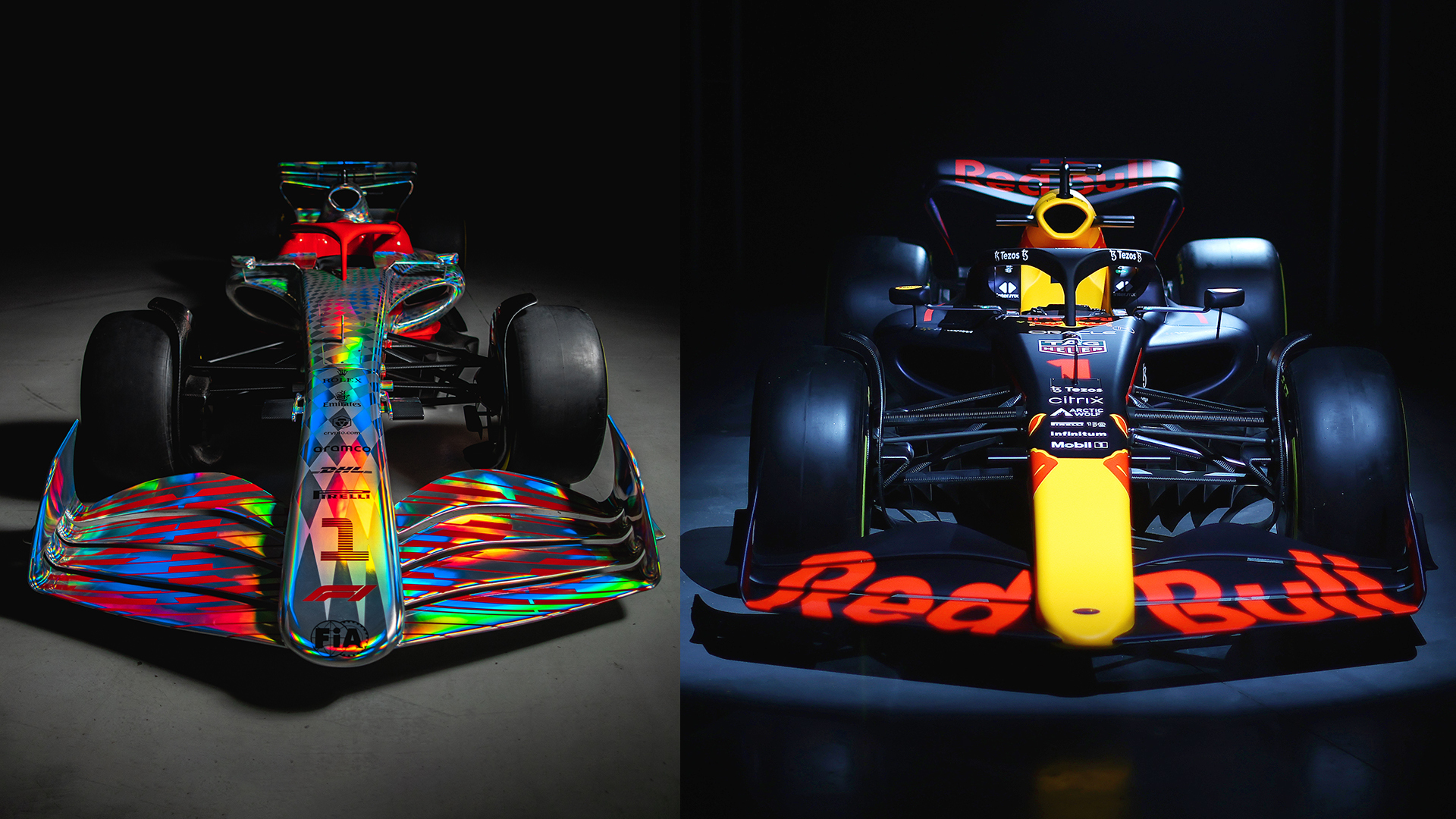 Red Bull launches 2022 F1 livery on RB18 show car