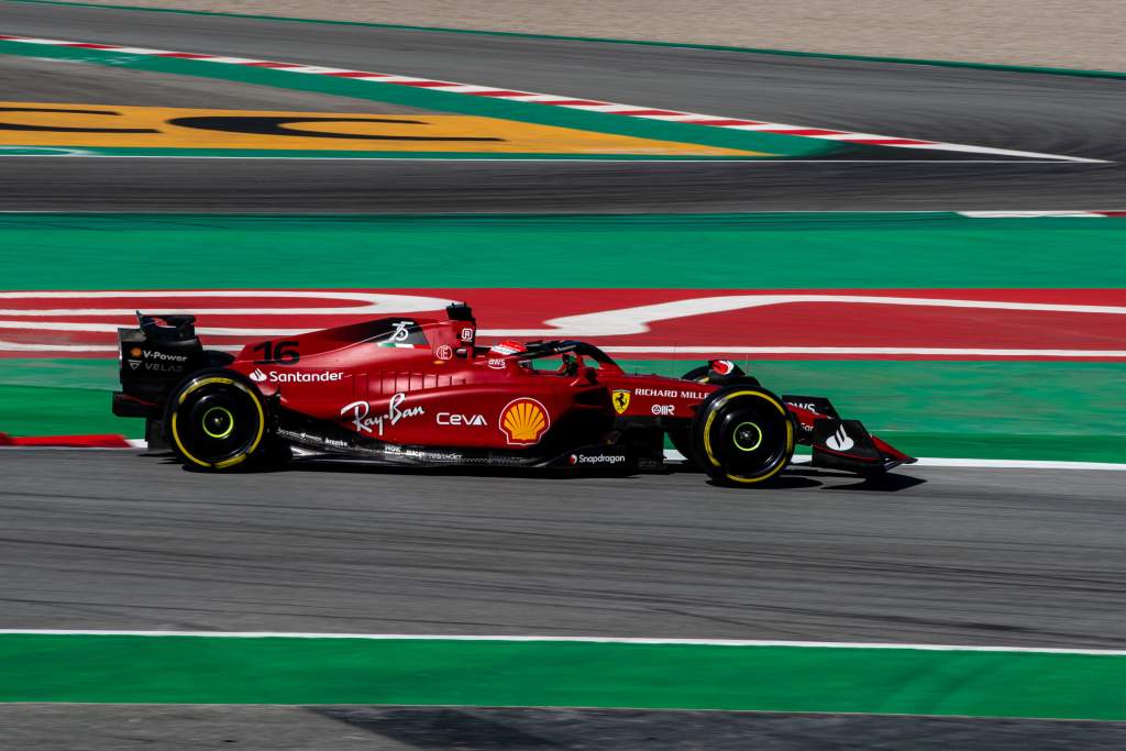 Leclerc quickest on day two of F1 test amid red flags