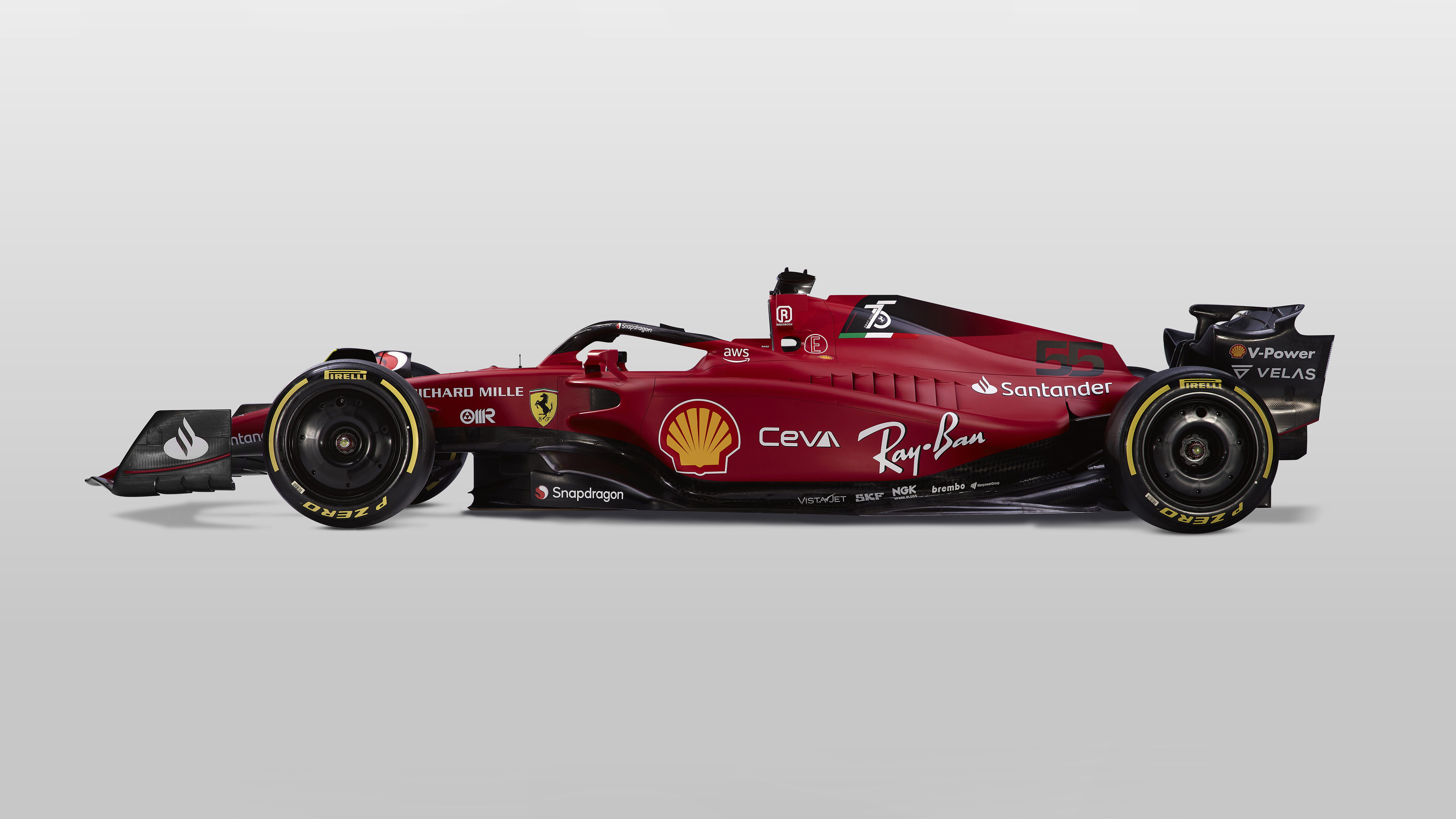 Ferrari reveals new F1-75 car for 2022 with red and black livery