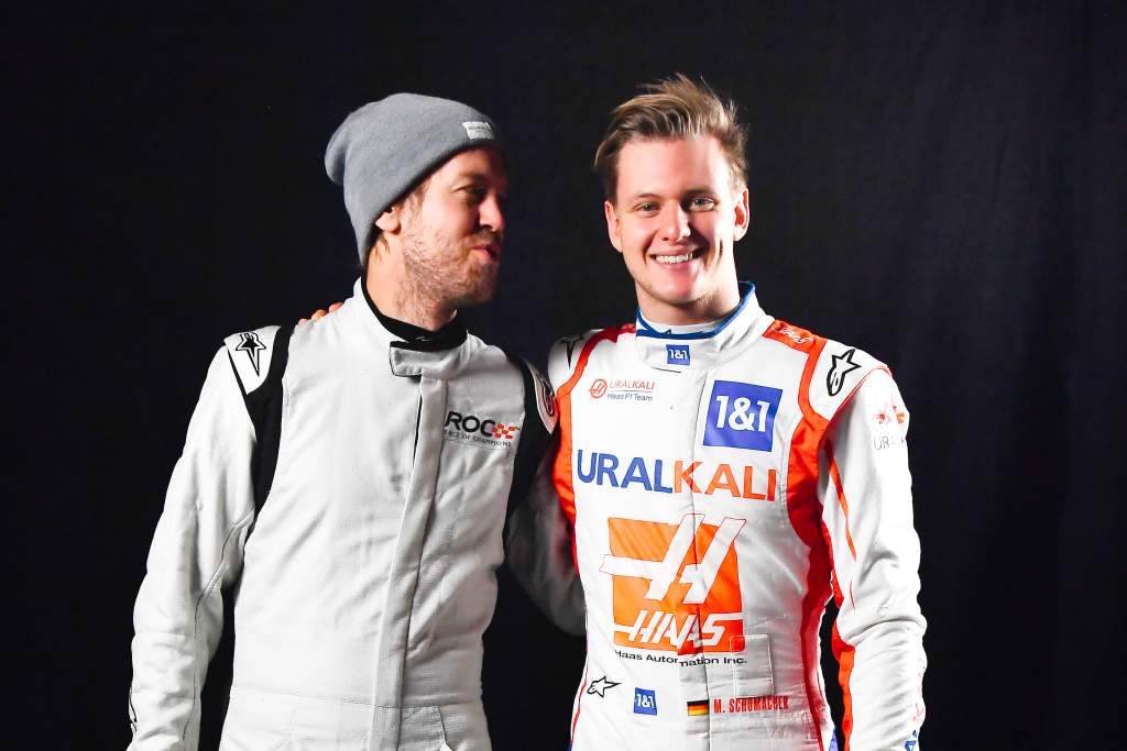 Sebastian Vettel Mick Schumacher F1 Race of Champions