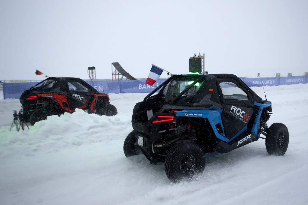 Vettel beaten by Loeb in snowy Race of Champions final