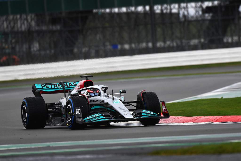 Mercedes F1 Silverstone shakedown