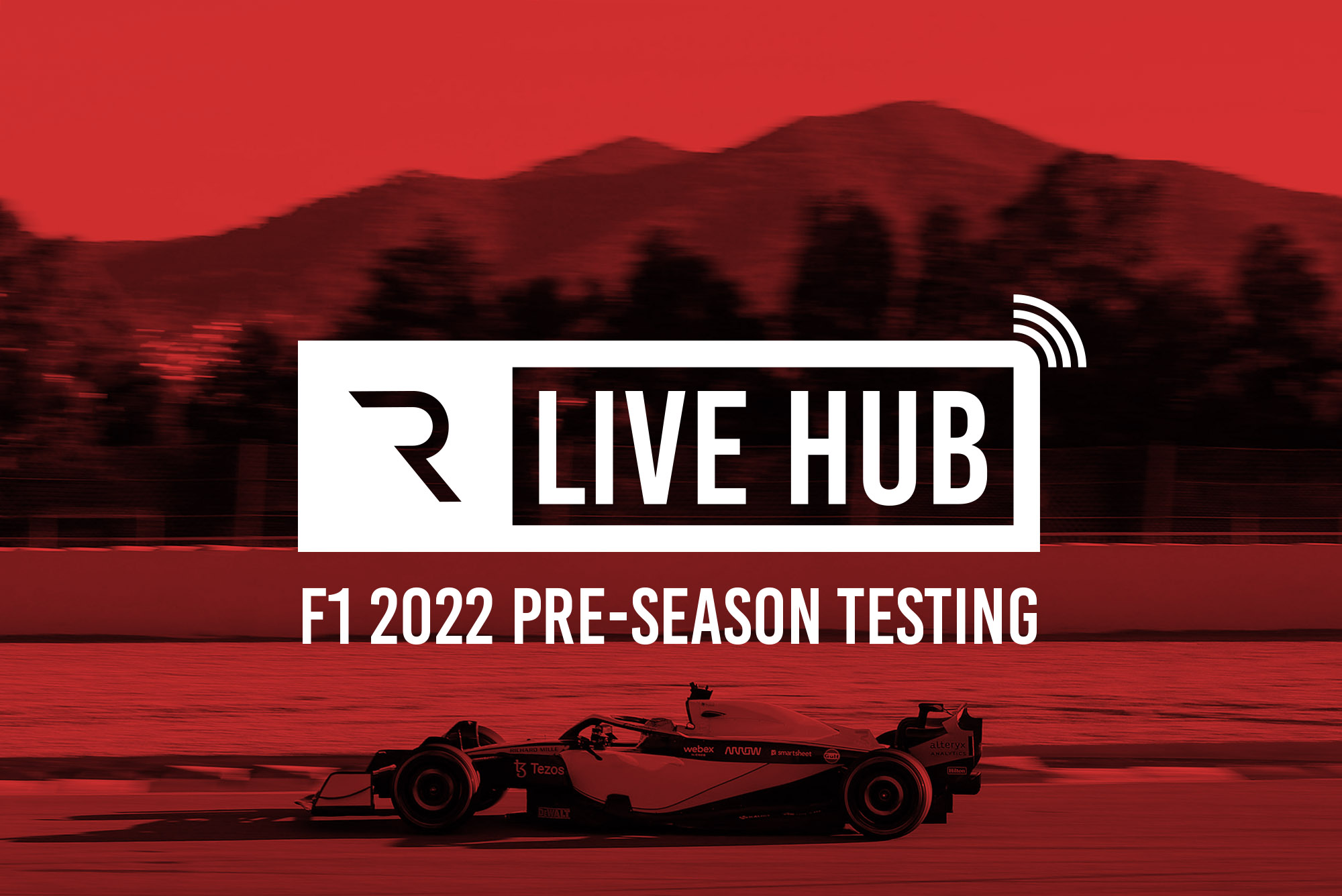 f1 pre season testing 2022 live