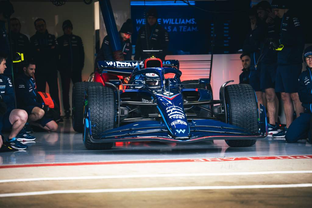 Williams FW44 F1 2022 shakedown Silverstone