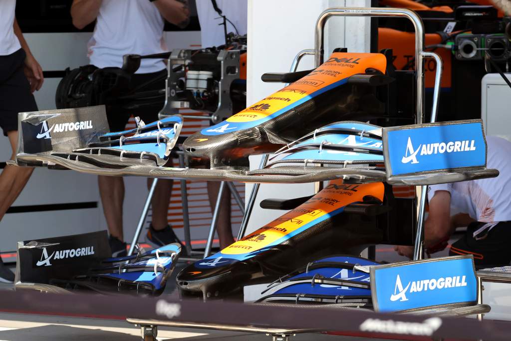 McLaren F1 front wings