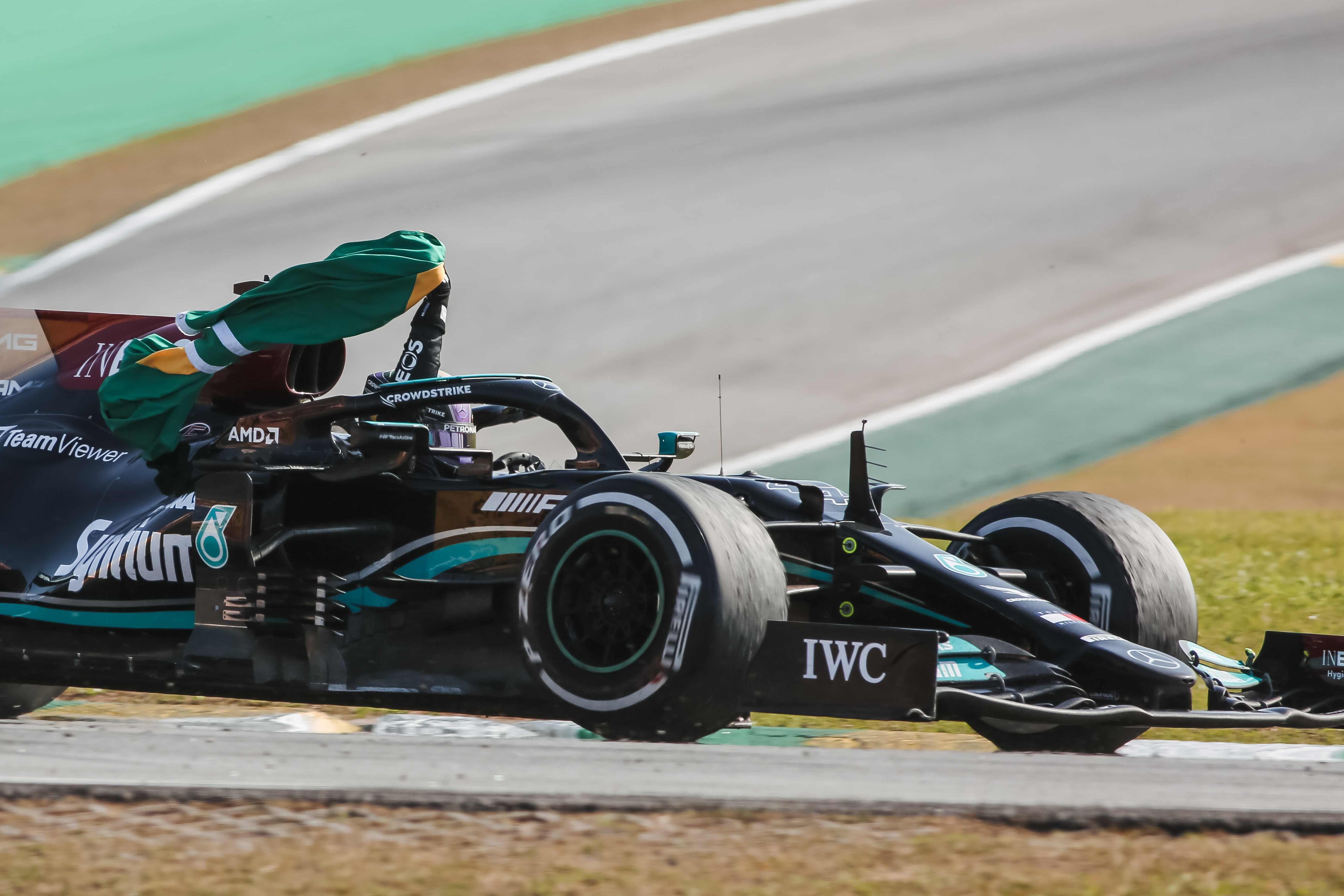 Motor Racing Formula One World Championship Brazilian Grand Prix Race Day Sao Paulo, Brazil