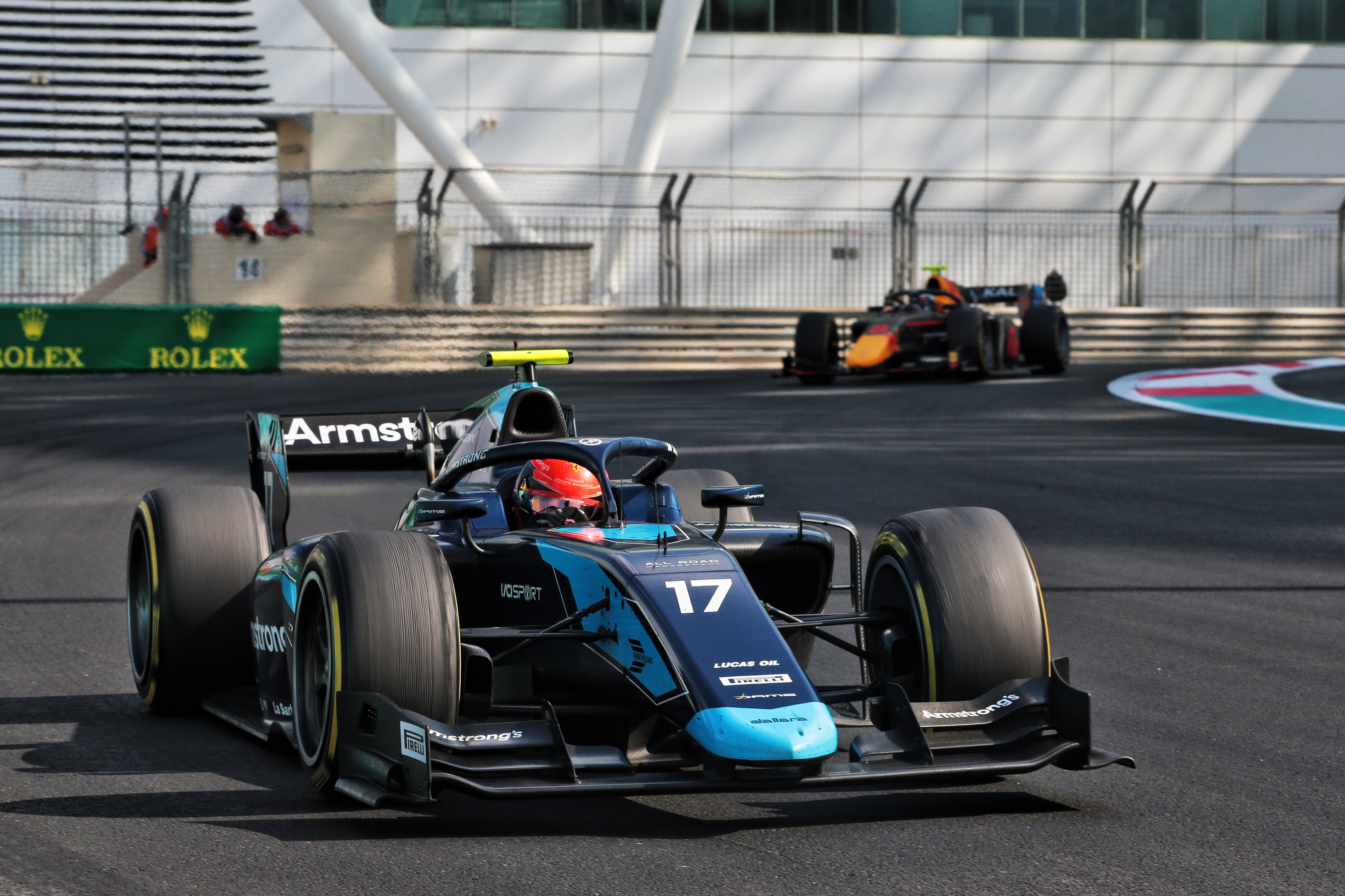 Motor Racing Fia Formula 2 Championship Sunday Yas Marina Circuit, Abu Dhabi