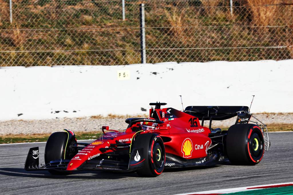 Charles Leclerc Ferrari F1 Barcelona