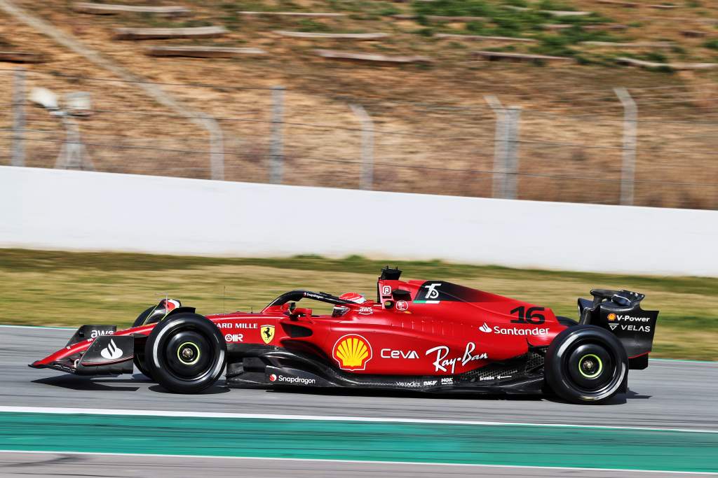 Charles Leclerc Ferrari F1 Barcelona