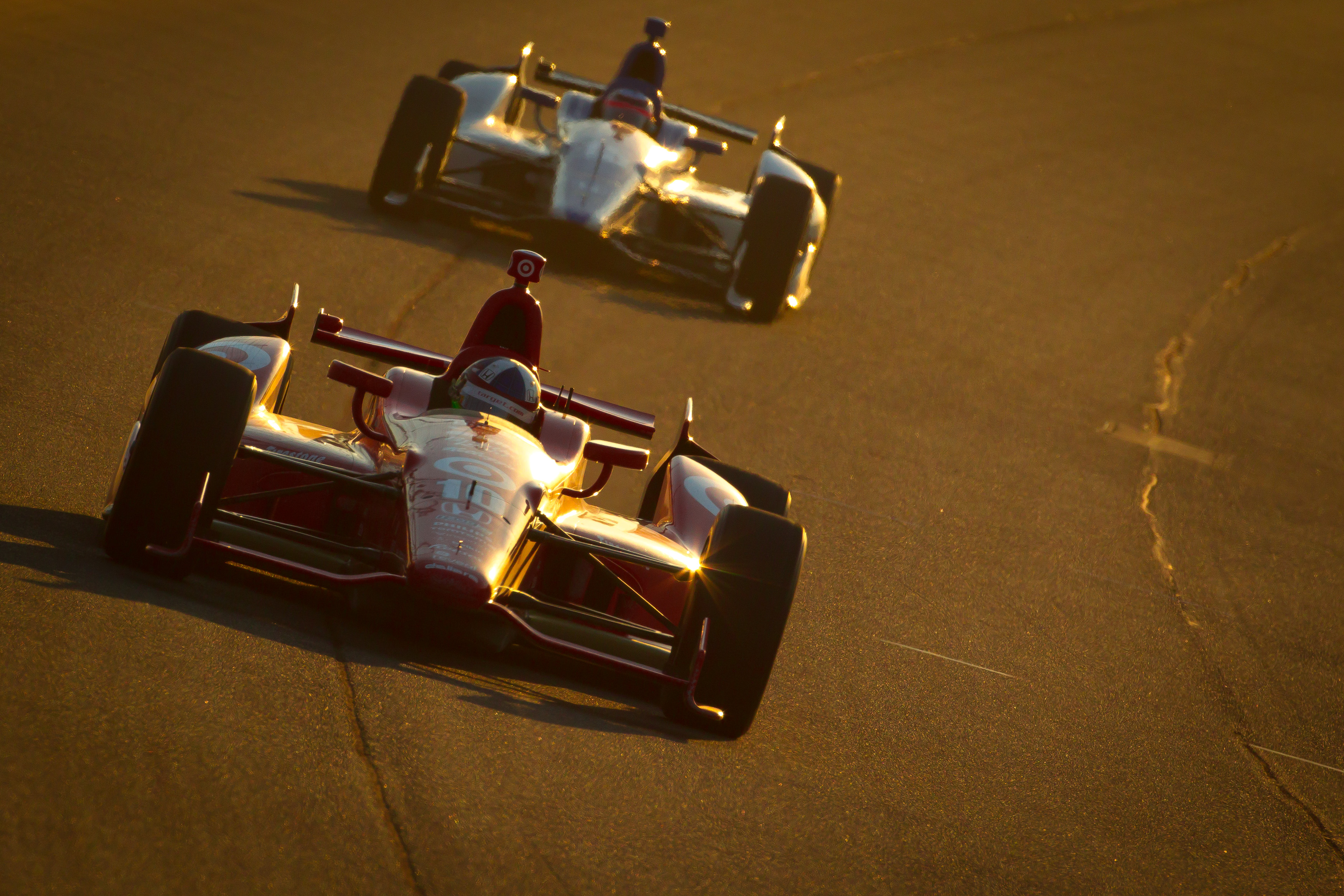 Motor Racing Izod Indycar Series Round 15 Fontana, Usa