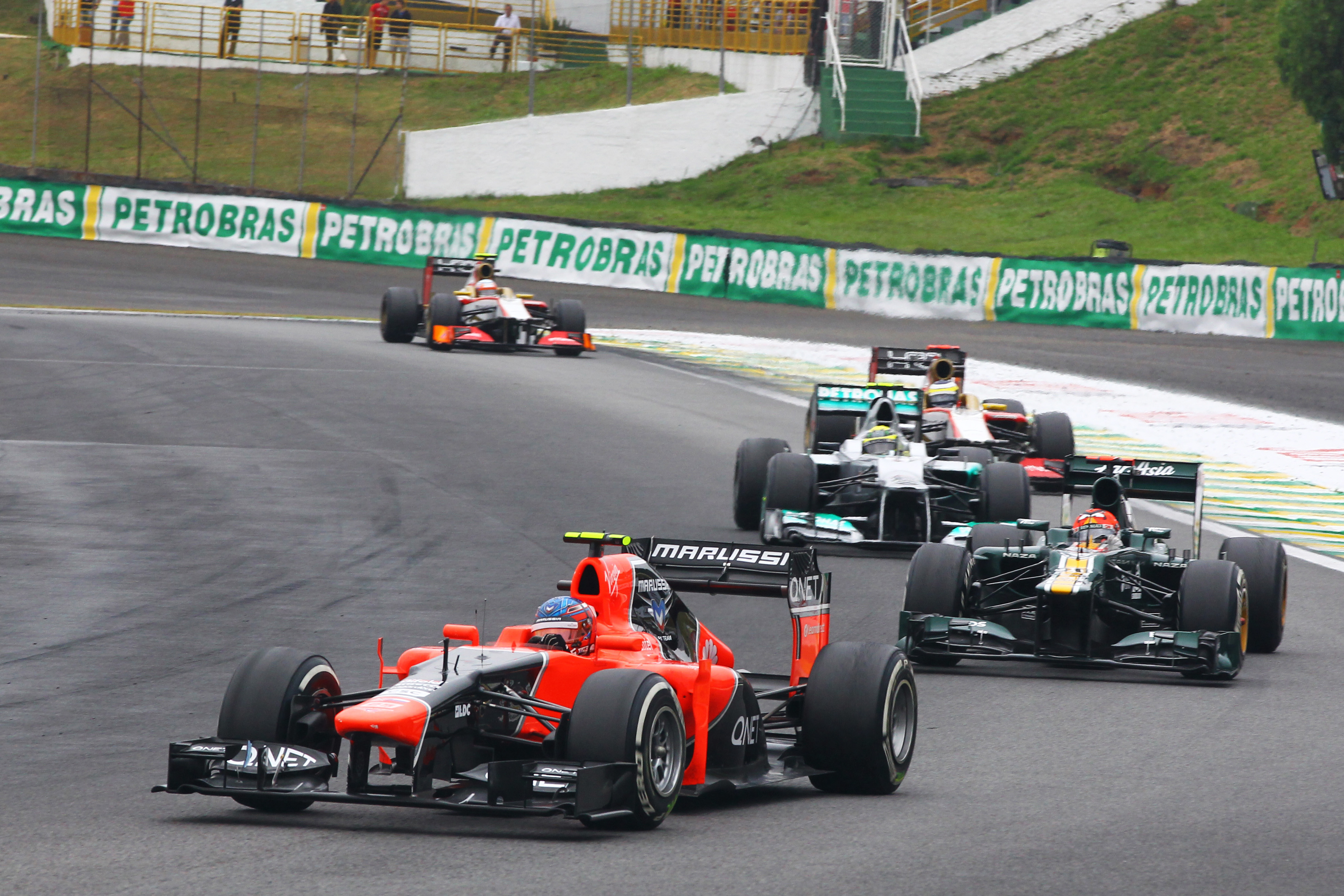 Motor Racing Formula One World Championship Brazilian Grand Prix Race Day Sao Paulo, Brazil