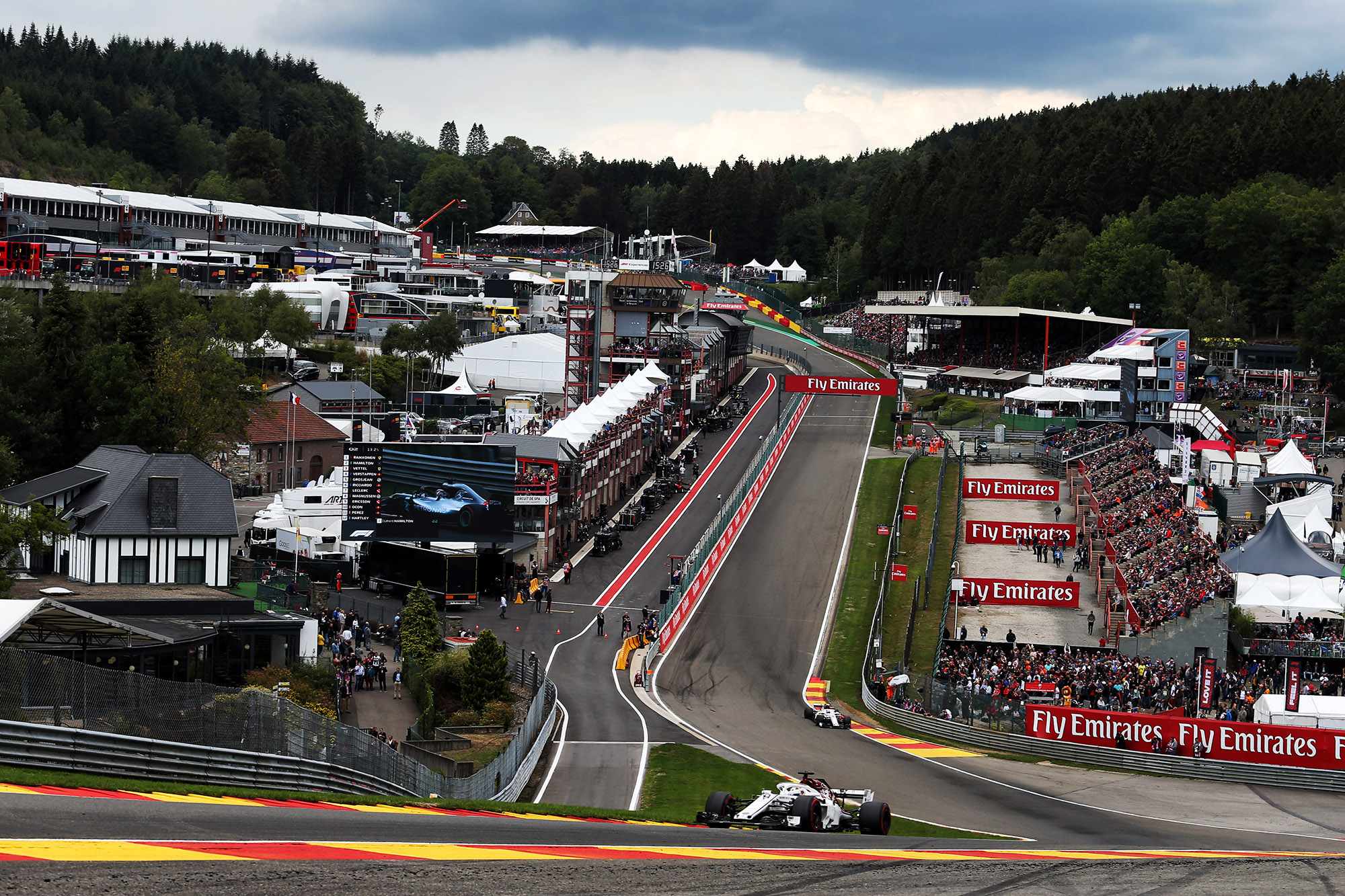 Motor Racing Formula One World Championship Belgian Grand Prix Qualifying Day Spa Francorchamps, Belgium