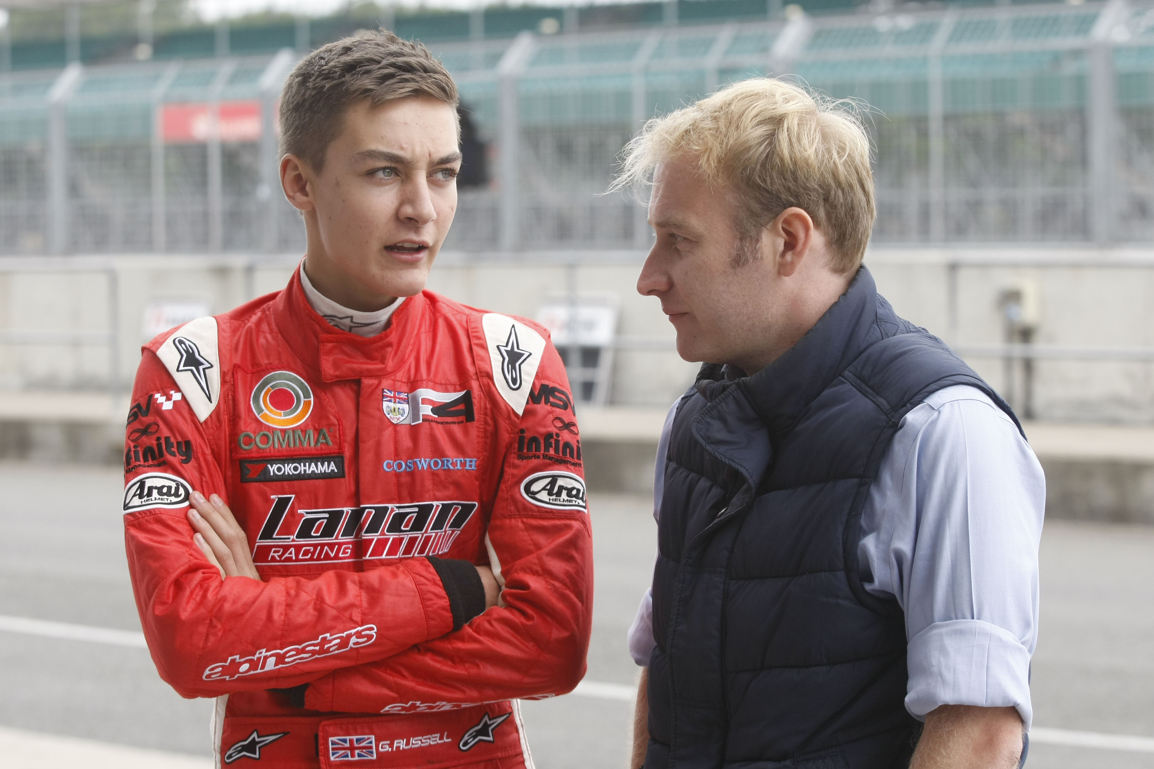 George Russell (gbr) Lanan Racing Brdc F4