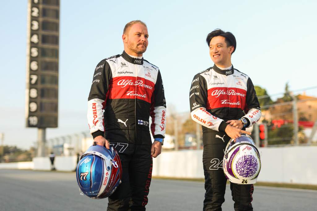 Valtteri Bottas Zhou Guanyu Alfa Romeo F1